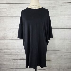 Alan Flusser Vintage Black 100% Fine Pima Cotton T-Shirt